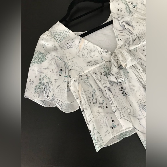 Club Monaco silk cropped top - Picture 13 of 16